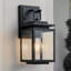 Matte Black 15cm H Outdoor Sconce