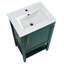 Meuble-lavabo sur pied simple 20 po avec comptoir en céramique Latoire-1013696729