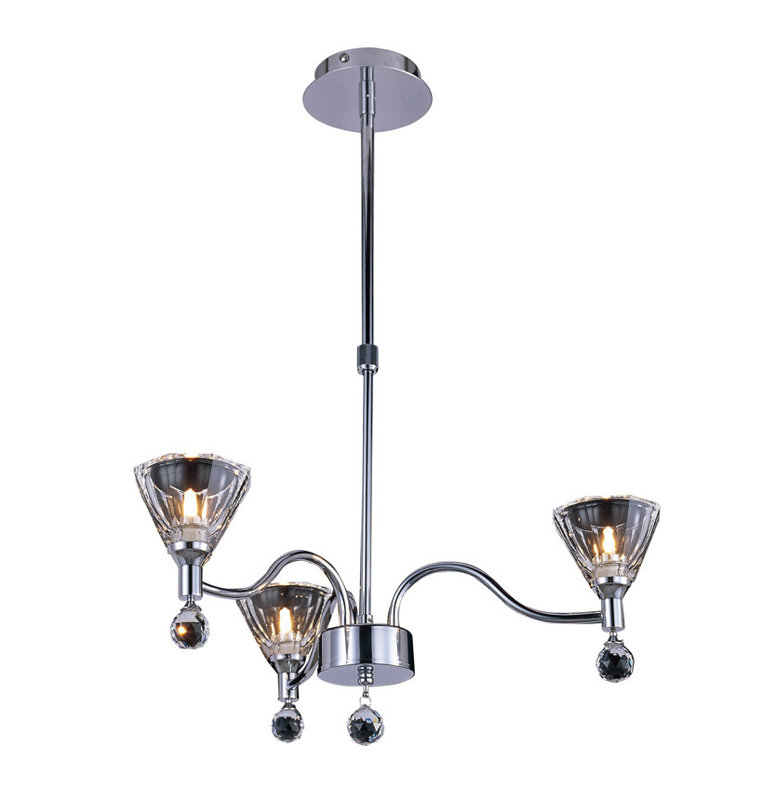 Dononvan 3 - Light Shaded Chandelier