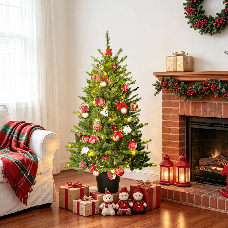 Mini sapin de Noël artificiel en pot