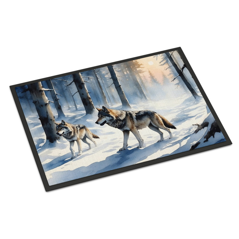Paillasson Winter Wolves, L 24 po x L 36 po