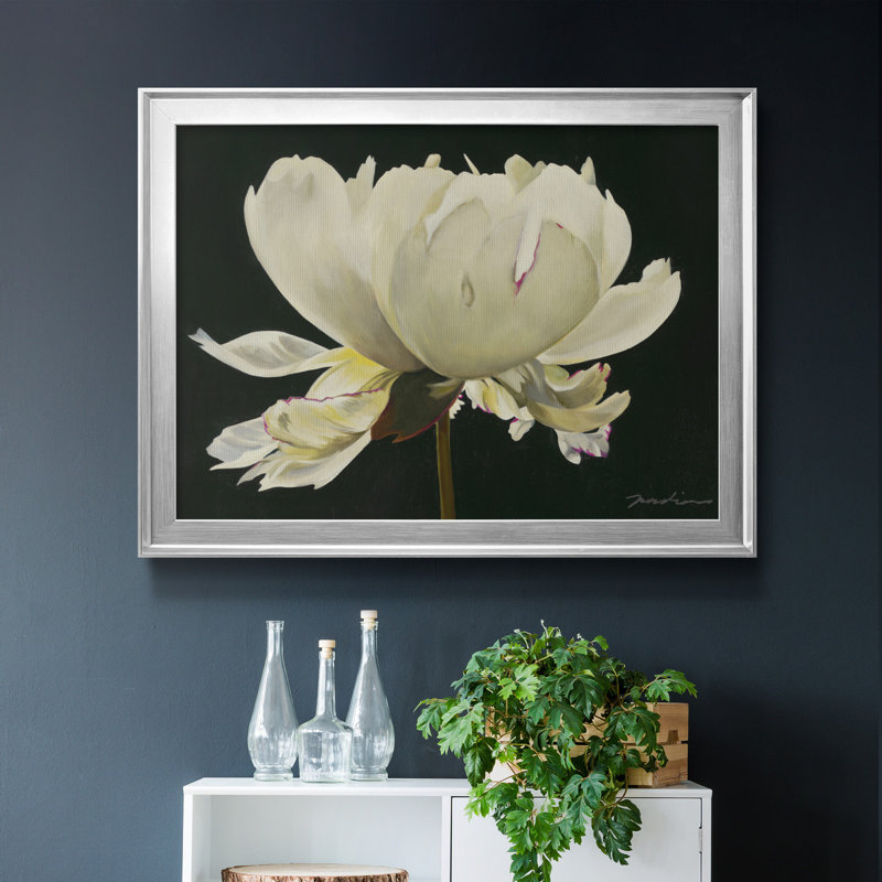 Aglow - reproduction d'art sur toile, H 18,5 po x l 24,5 po x P 1,5 po, Argent