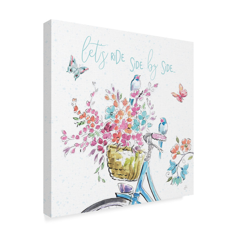 «Sparrow Spring V Light», reproduction d'art sur toile tendue, H 14 po x l 14 po x P 2 po