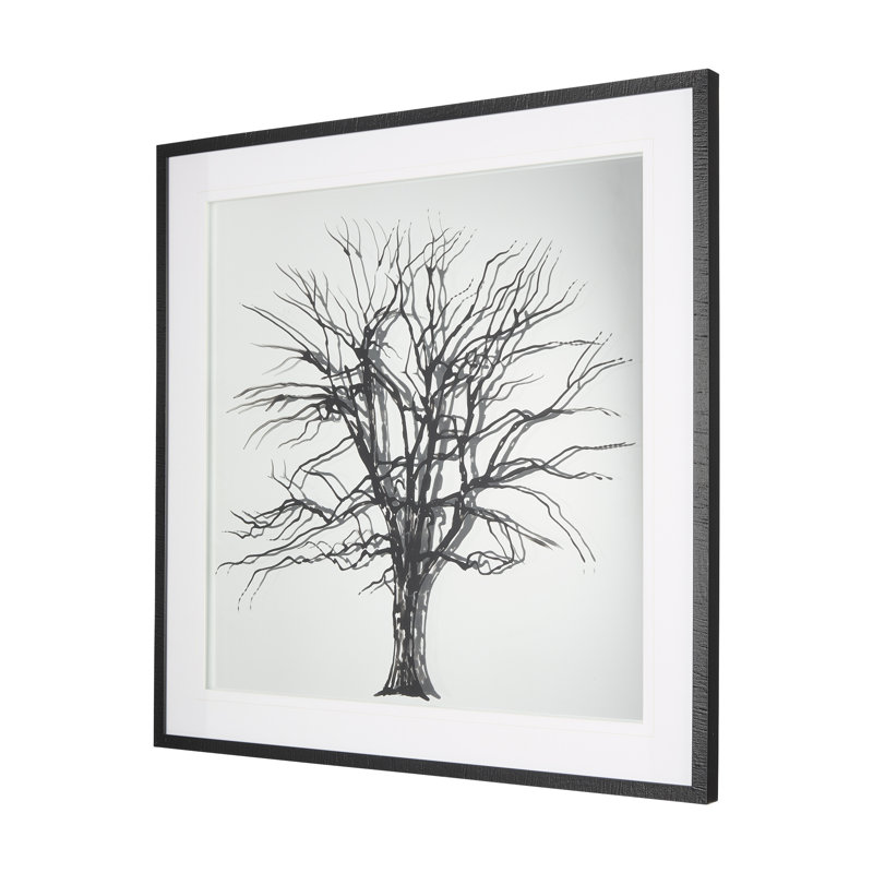 Arbre de vie, œuvre d'art originale faite à la main sur verre