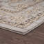 Tapis performance gris à motif floral traditionnel 5 x 7 Dyana-23265974