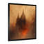 «Grey Orange Winter Mystic Moon On Dracula Caslte», art mural châteaux-1639580152-1878355500