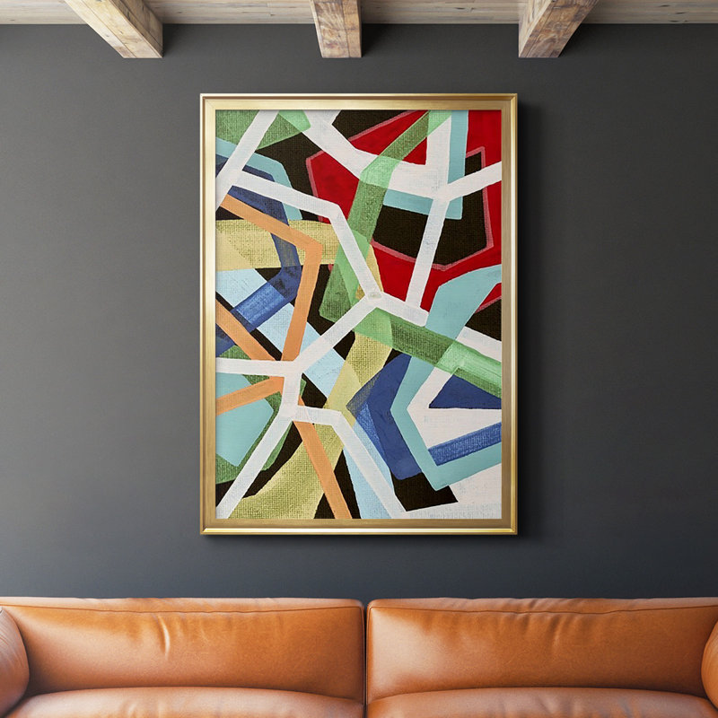 «Magnetic Color I», reproduction encadrée de qualité supérieure - prête à être accrochée, H 42,5 po x l 30,5 po
