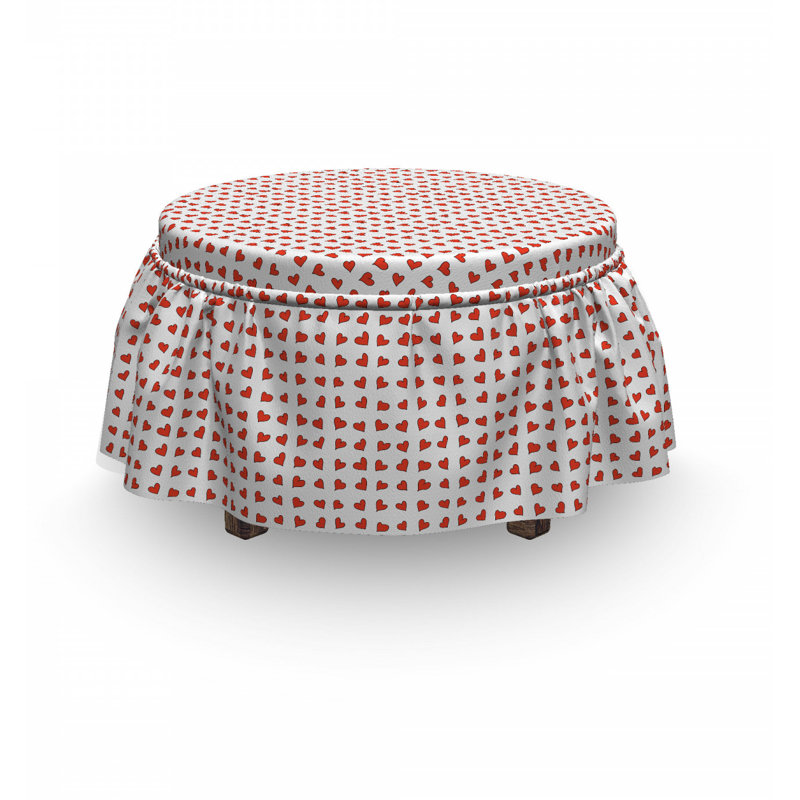Box Cushion Ottoman Slipcover