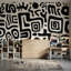 Papier peint abstrait moderne à motif abstrait-623208258-623208259