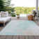 Machine Washable Indoor/Outdoor Cinead ACN1675 Seafoam Rug