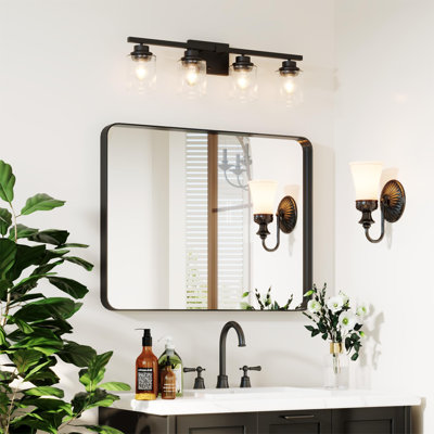 Stylish Aluminum Framed Mirror with Rounded Corner for Elegant Home Decor