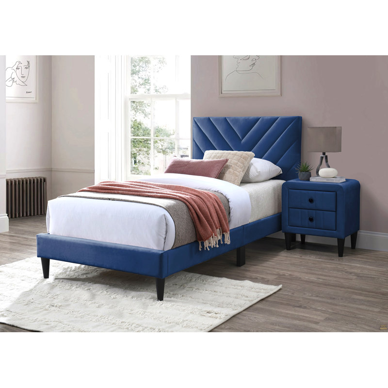 Pieds de lit doubles réglables pour lit double, Lit double, Marine