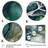 Green Blue Marbled Dreamscape II - Abstract Geometric Wall Art-856469756-856469759