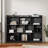 Ebern Designs White Cube Bookshelf, Wood Bookcase With 3 Tier Open Shelves, 10-cube Minimalist Storage Shelf For Living Room, 43.3" W X 35.4" H-1674634516