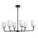 Parkmont Plug & Play 6-Light Chandelier in Transitional and Modern Style-55 Inches Tall and 34 Inches Wide