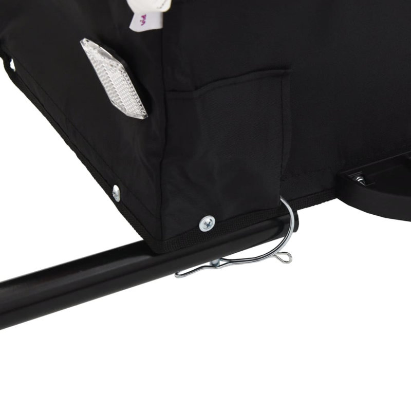 Chariots de jardin, H 23,2 po x l 53,9 po x P 27,2 po, Noir / Rouge