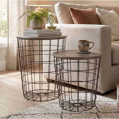 Tables de bout avec rangement Mc pièces