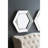 21" x 18" Hexagon Wall Mirror