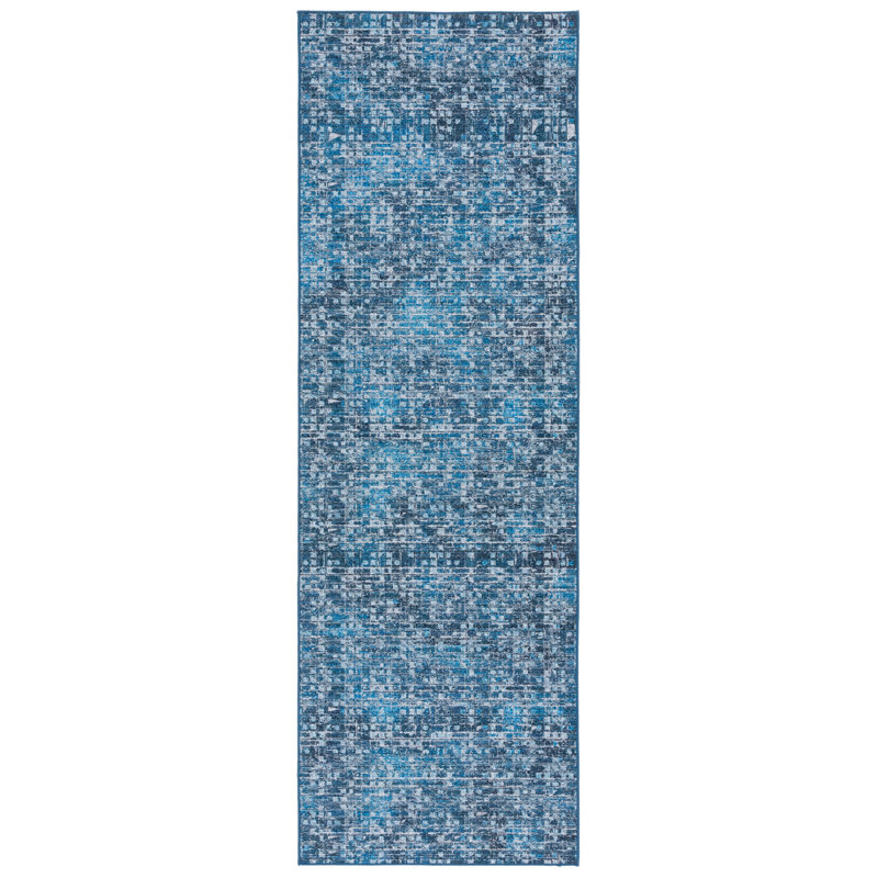 Tucson Performance Machine Washable Geometric Rug, Runner 2'6" x 8'