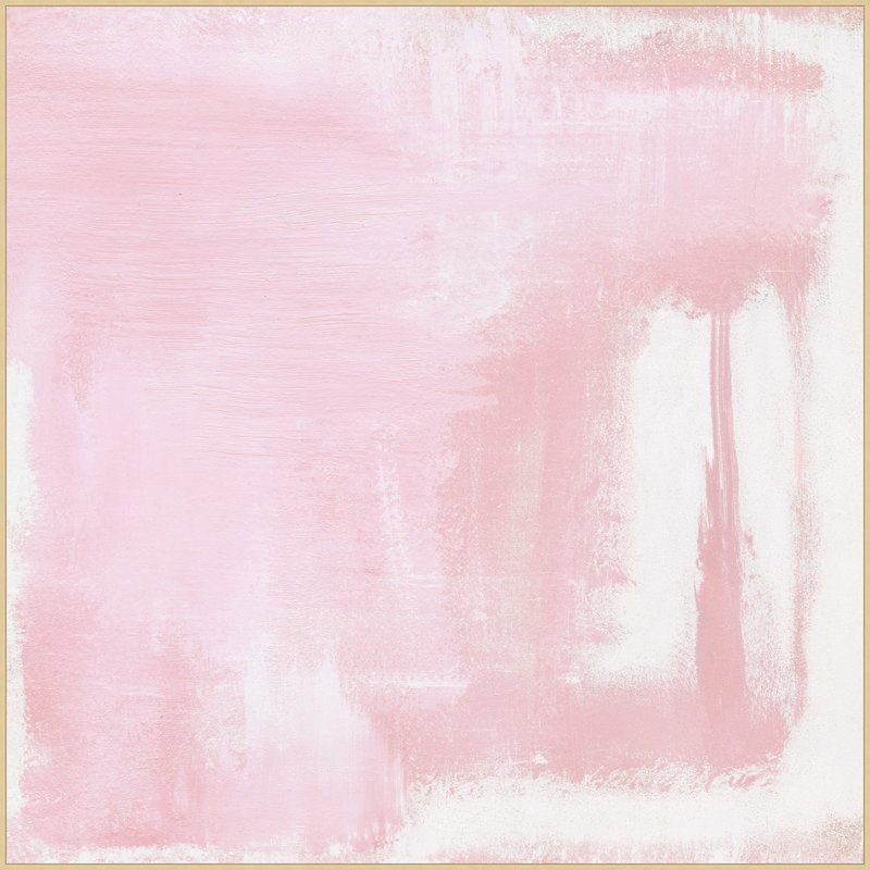 "Blush Bliss" par Lillian August - peinture sur toile à cadre flottant