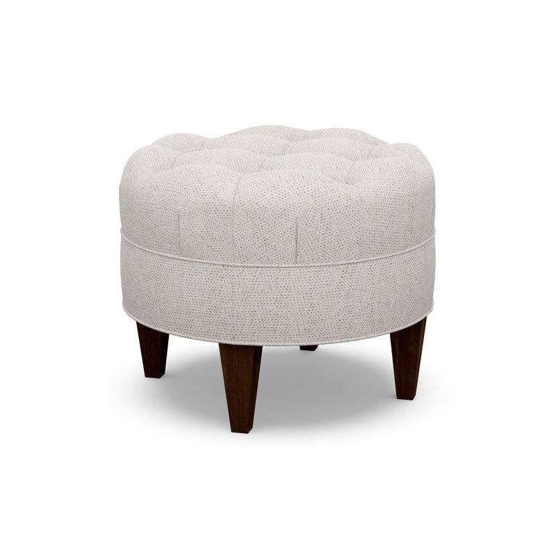 Round Ottoman, Walnut, 3906-99