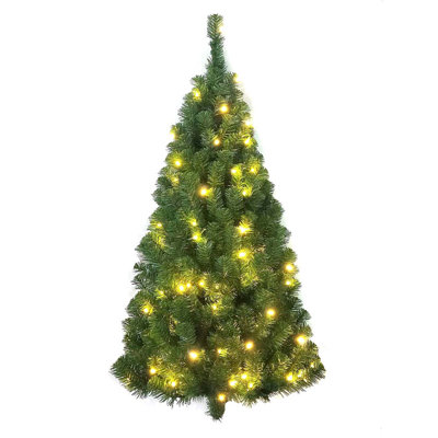 48' Lighted Pine Christmas Tree