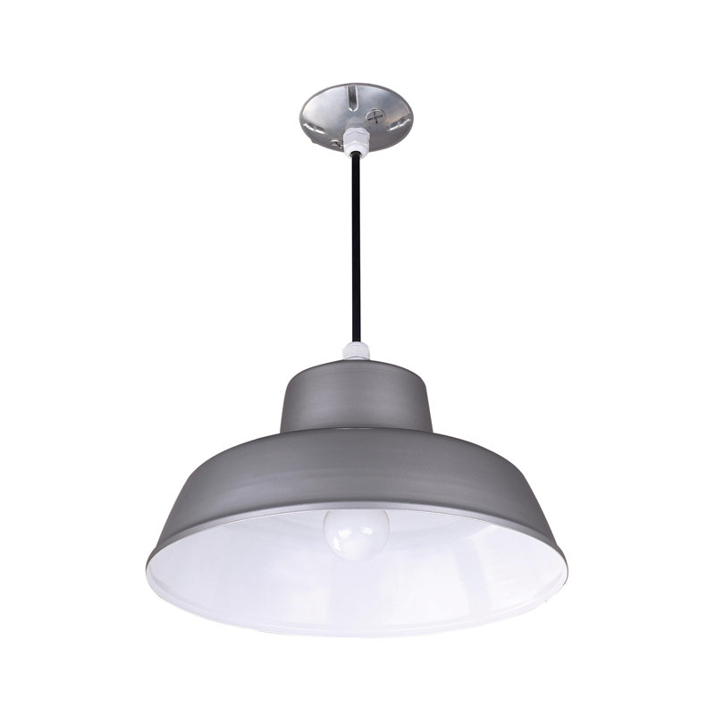 Luminaire suspendu d’extérieur 1 lumière del grange Waltham