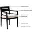 Mobilier d'extérieur en aluminium 5 pièces pour patio