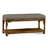 Summer Retreat Wicker Shelf Storage Bench-71425197-71425234