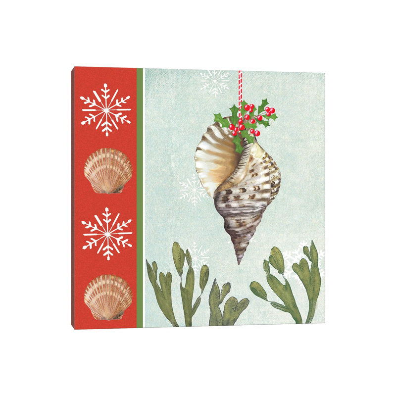 Christmas Coastal II by Jade Reynolds - Wrapped Canvas Print, 93.98 cm H x 93.98 cm W x 1.91 cm D