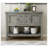 Delfausse 44.5'' Solid Wood Sideboard-1951407985
