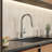 Modern Touchless Pull-Down Kitchen Faucet-112485392