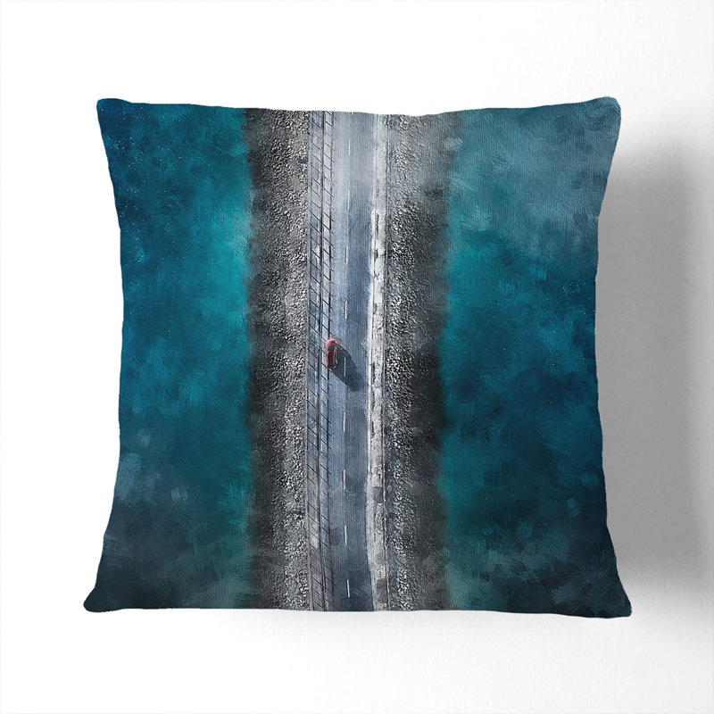 Square Throw Cushion, 55cm H x 55cm W x 20cm D