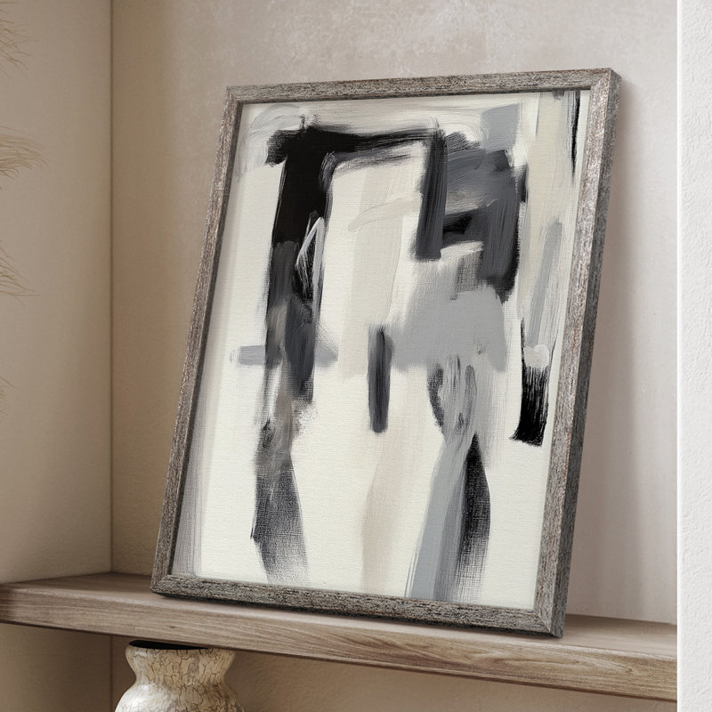 ABSTRACT Series DCC-III, reproduction encadrée - bois massif, H 11 po x l 9 po