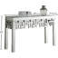 Luong 48'' Glass Console Table
