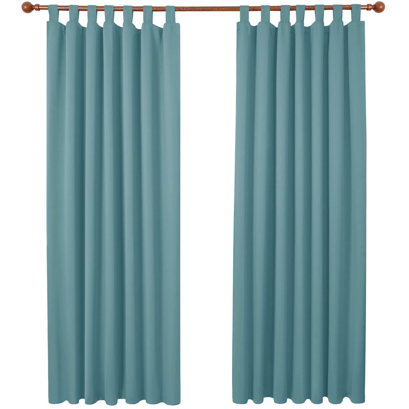 Quennie Blackout Curtain Pair, 42cm Width x 242cm Drop