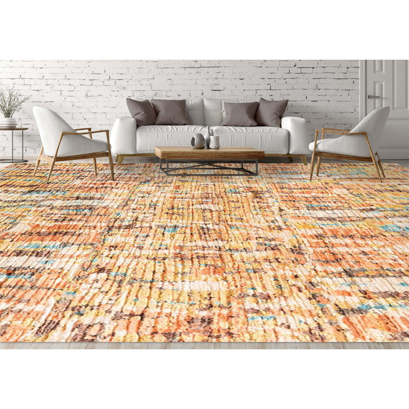 Abstract Area Rug, Rectangle 8' x 10'