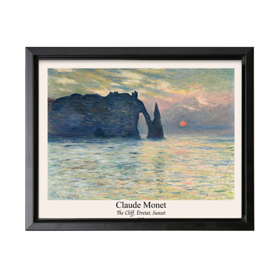 Claude Monet - La falaise