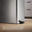 13-Gallon Stainless Steel Slim Step Trash Can With Bifold Lid-1462412722