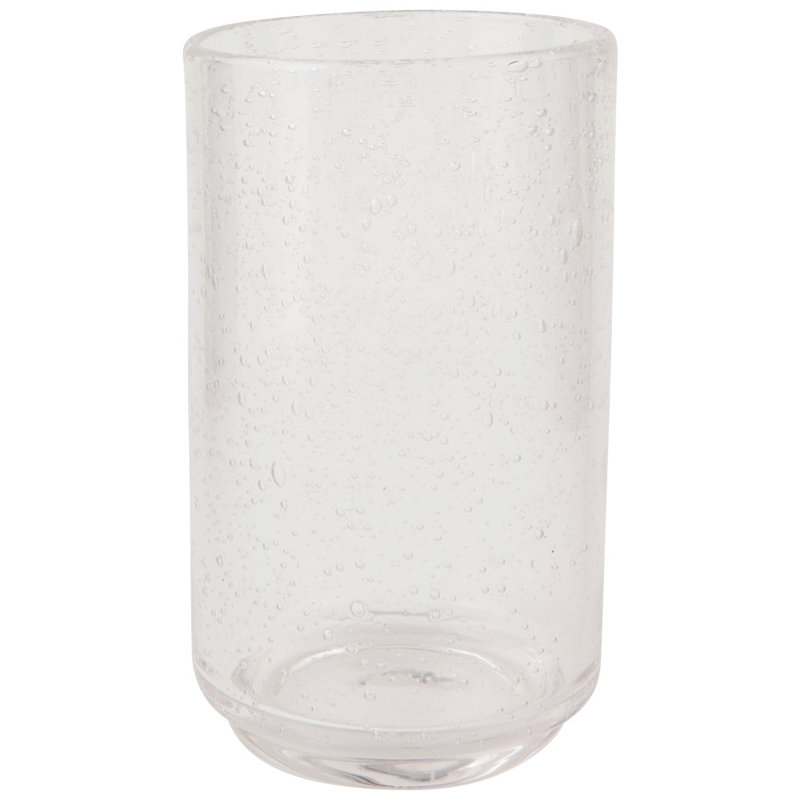 Ensemble de 4 verres transparents à bulles 17 oz, Clear