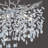 Abe 10-Light 30" Dimmable Tree Branches Crystal Linear Chandelier-400919202