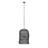 Kara Black Powder Pendant Light