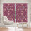 Paire de rideaux obscurcissant en polyester Amryn