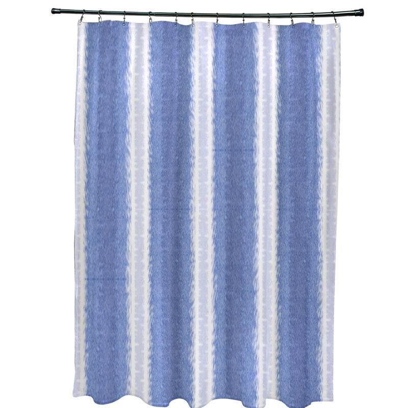 Rideau de douche simple Hatch, Bleu