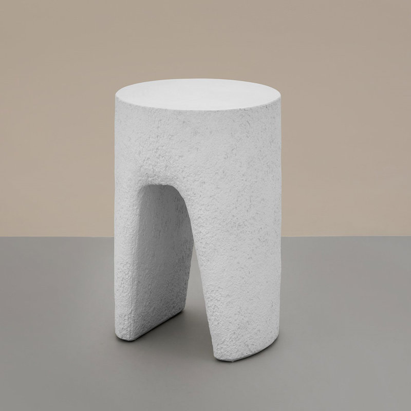 Craita End Table, White