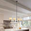 Costa Wrought Iron 4-Light Linear Chandelier-40181864