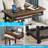 Granton Adjustable Height Iron Computer Desk with Built-In Electrical Outlet-46545742