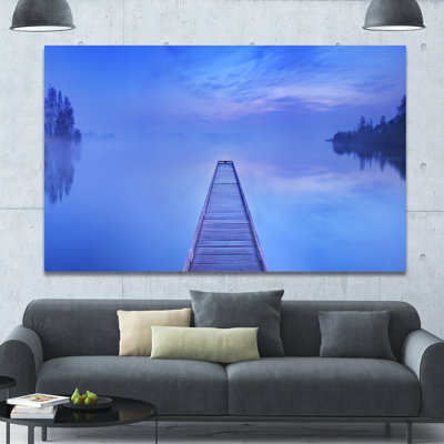 " Jetty At Blue Dawn Panorama "