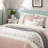 King/ King Blush Quilt , 6 Piece, Cotton , Reversible With Pillow Accumulation Bedroom Piece Pillows-119105199-119105201