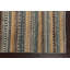 Tapis oriental Amoban à rayures Gabbeh Kashkoli noué à la main 6 x 8